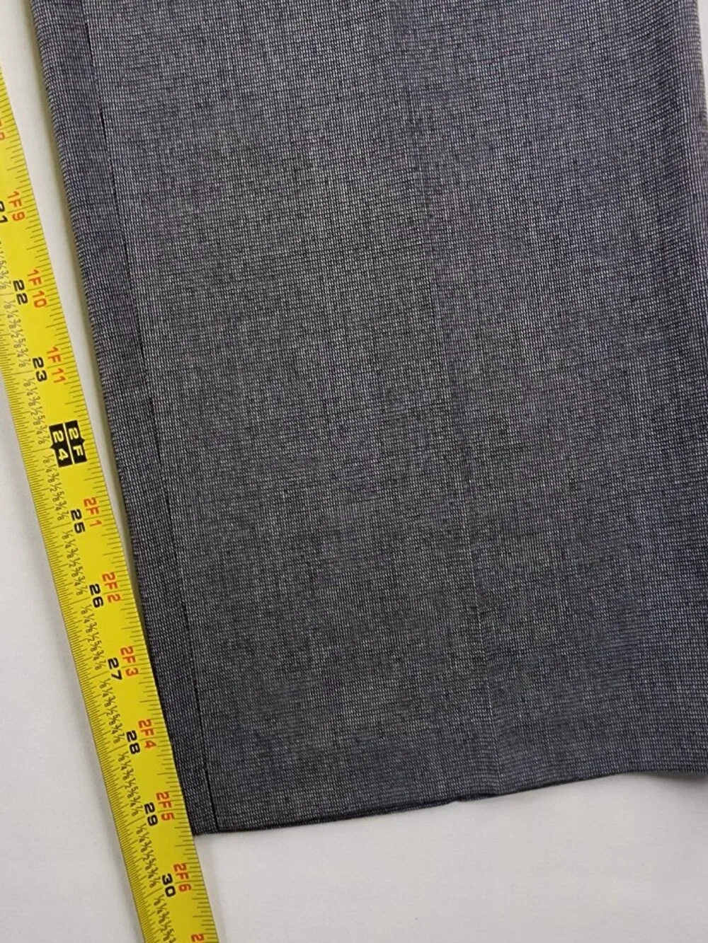 Kenneth Cole Reaction Mens 36x30 Gray Straight Fit Flat Front Dress Pants EX